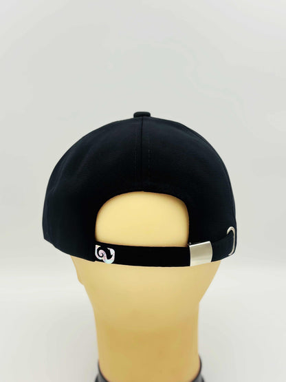 Base ball cap - Rugged fabric - BLACK