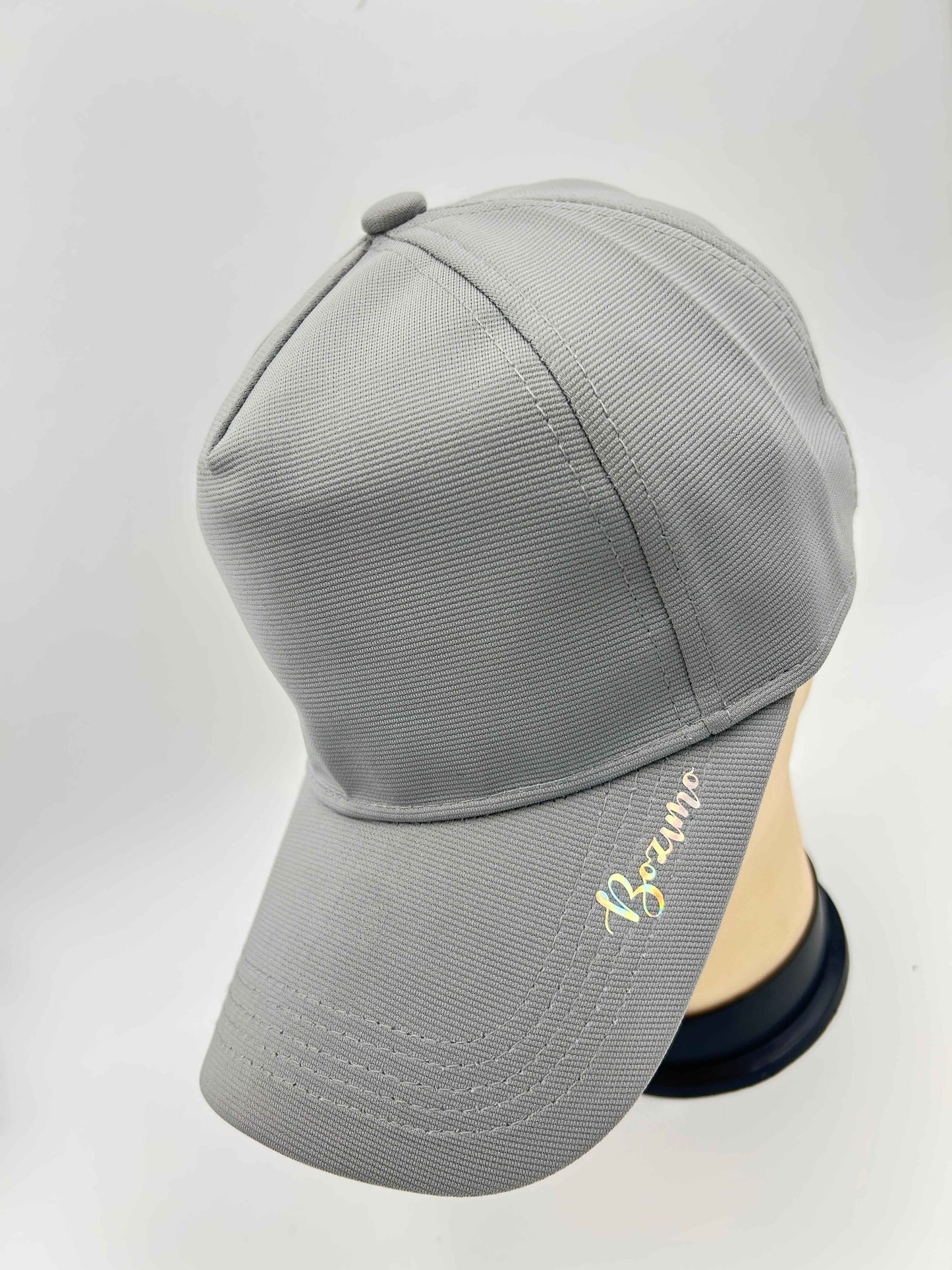Base ball cap- Rugged fabric - SILVER GREY