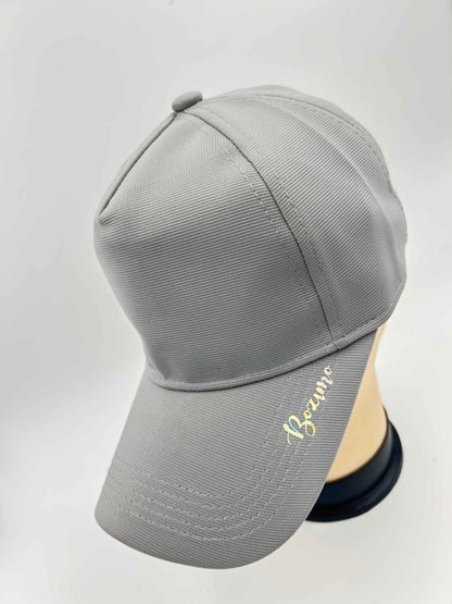 Base ball cap- Rugged fabric - SILVER GREY