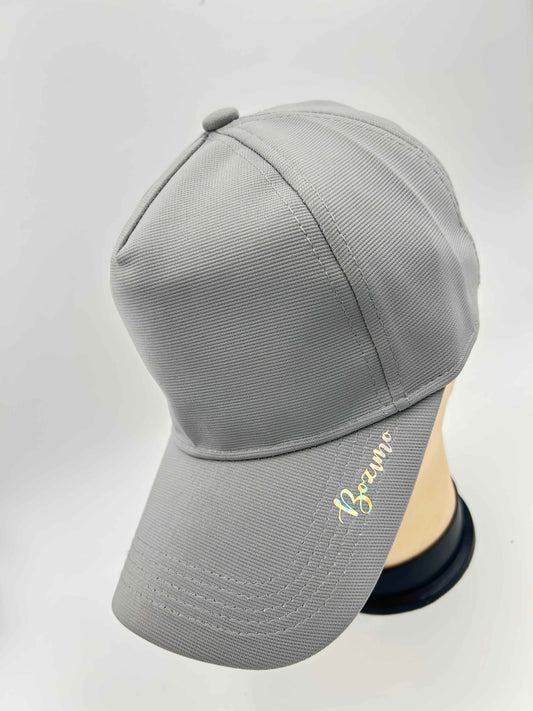 Base ball cap- Rugged fabric - SILVER GREY