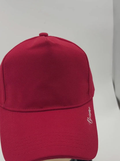 Baseball cap - Rugged fabric - RED