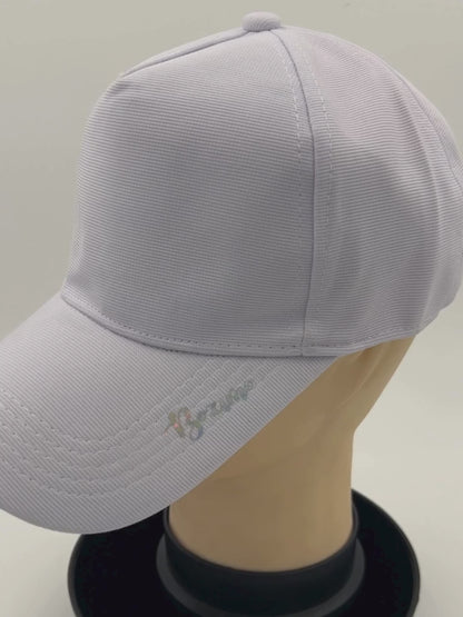 Base ball cap- Rugged fabric - WHITE