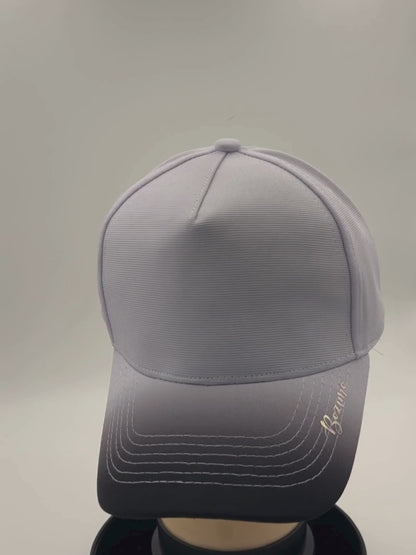 Baseball cap -Mix of shades - WHITE & BLACK