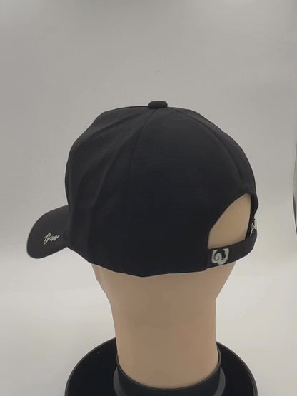 Base ball cap - Rugged fabric - BLACK