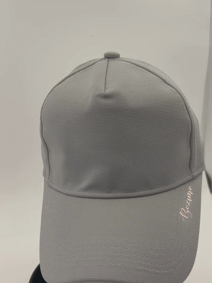 Base ball cap- Rugged fabric - SILVER GREY